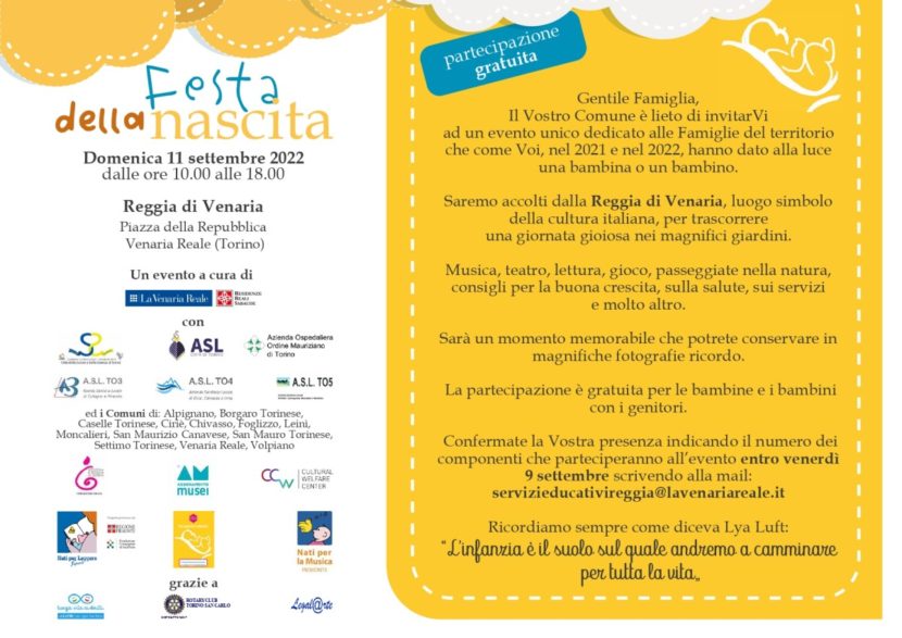 Volantino Festa della Nascita